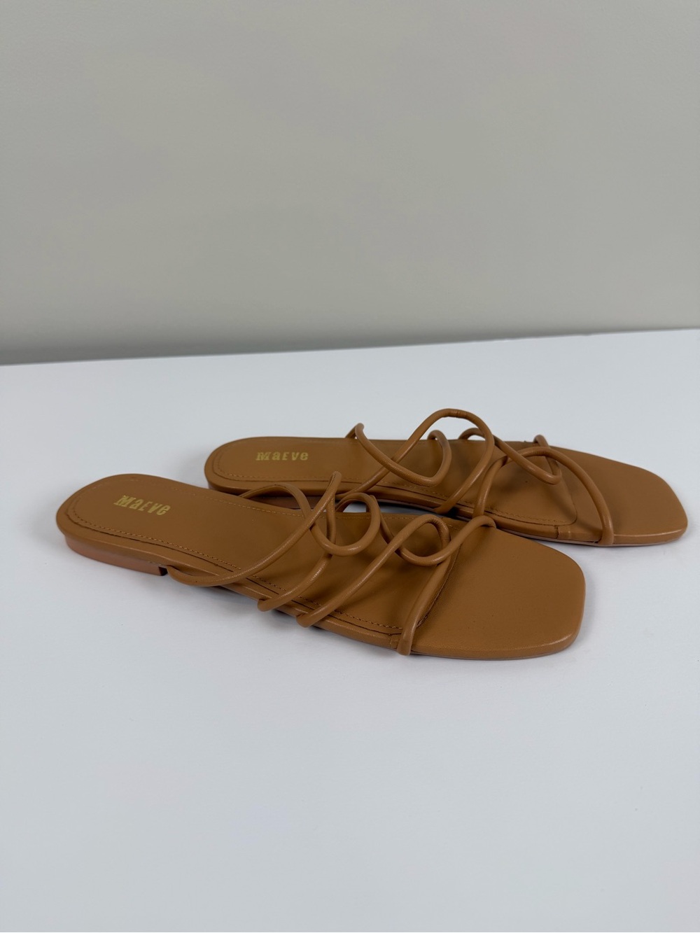 Maeve by Anthropologie Leather Strappy Sandals Size 8